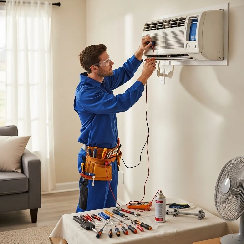 Sarıgöl Termodinamik Termodinamik klima gaz dolumu ve bakım – Enerji verimliliği artırıldı. - Teknik servis örneği